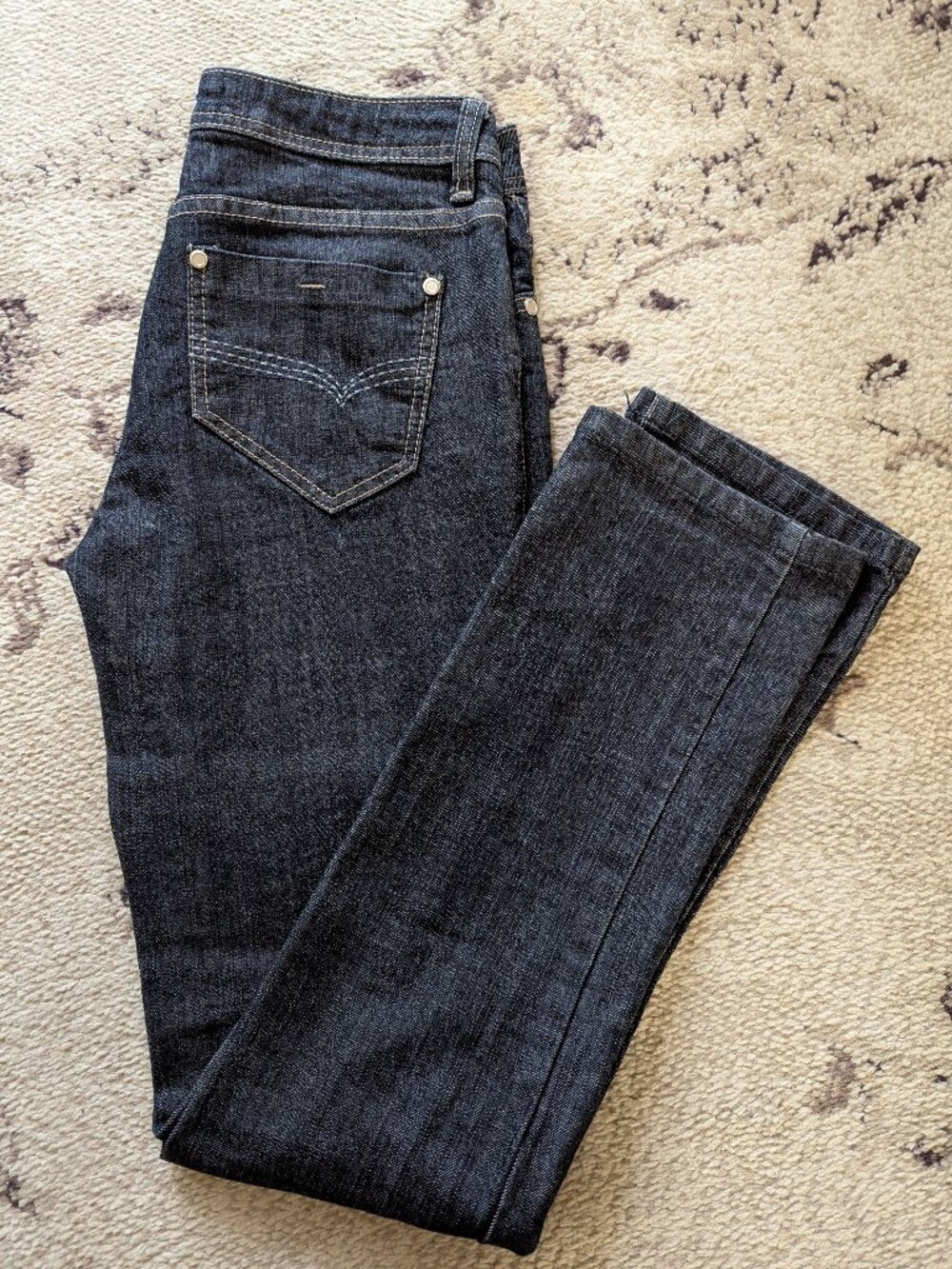Costa Blanca Dark-wash Slim-leg jeans